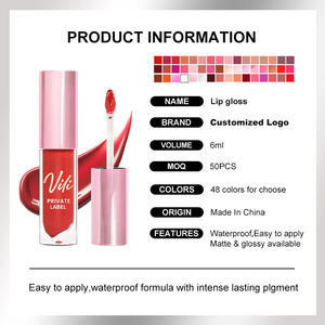 Vente en gros, vente à chaud, brillant à lèvres étanche avec logo personnalisé et contenants et emballage de brillant à lèvres <span class=keywords><strong>lifter</strong></span> - Product Image 4