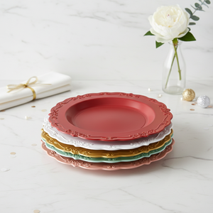 Platos Desechables con Borde <span class=keywords><strong>de</strong></span> Plástico para la Comida del Hogar y la Comodidad <span class=keywords><strong>de</strong></span> la Cocina - Product Image 4