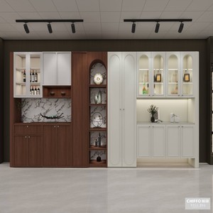 Design d'Interni Personalizzato in Stile Moderno, Set Completo di Arredamento per Villa, <span class=keywords><strong>Cucina</strong></span> Modulare, Sala da Pranzo e Soggiorno - Product Image 2