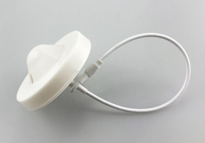 Accesorio EAS Cable de etiqueta dura de doble bucle Etiqueta DE SEGURIDAD EAS Cordón de doble bucle Alambre de acero Multifibra para bolsas/equipaje antirrobo - Product Image 5