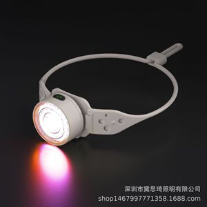 Lampe frontale rechargeable en silicone 5W, étanche IPX, pour course en extérieur - Product Image 4