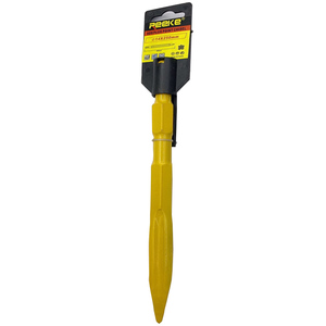 Reeke Goede Kwaliteit 17*280Mm Gele Hex Point Mortising Beitel Met 40cr Stalen Handvat Voor Metselwerk - Product Image 1