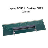 Tarjeta Adaptadora de Memoria de Laptop a Escritorio, SO-DIMM a PC DIMM, Conector de Memoria RAM, Adaptador DDR3 DDR4 DDR5