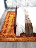 Tapis en laine tissé à motif géométrique de style pastoral, prix de gros fournisseur chinois, pour salon, chambre et bureau