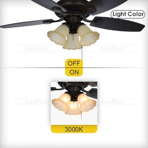 De Lujo <span class=keywords><strong>Deluxe</strong></span> ventilador de techo decorativo con lámpara - Product Image 4