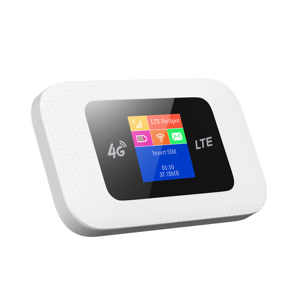 edup 4g lte zx297520v3ミニカラー画面300mbpsの無線lanルータmifis 4g