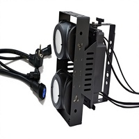 Projecteur LED COB RGBW DMX 200W à 2 yeux pour éclairage de scène d'église et de mariage, fabriqué à Guangzhou