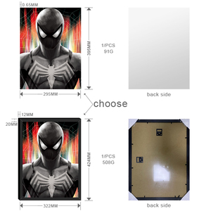 Affiches 3D lenticulaires personnalisées en gros à effet de mouvement changeant, super-héros Marvel <span class=keywords><strong>Avengers</strong></span> Spiderman, <span class=keywords><strong>affiche</strong></span> lenticulaire 3D - Product Image 5