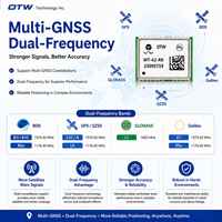 Module GNSS RTK double fréquence OTW WT-62-RK avec chipset XX, précision 1 cm + 1 ppm, NMEA RTCM pour UAV, SIG et suivi de véhicules