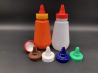 Bouchon anti-déversement en PP de 38 mm avec bouchon à vis en couleur personnalisée, taille de port 1 pouce pour bouteilles de sauce de qualité alimentaire, modèle PG-03