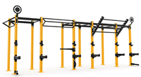 Rack de musculation multifonctionnel en métal pour entraînement de force, Crossfit et exercices variés