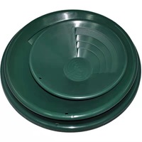 Prix de gros personnalisé 15 "en plastique Gold Pan Gold Basin pour le traitement des minéraux de boue de sable Outils de ruée vers l'or à vendre