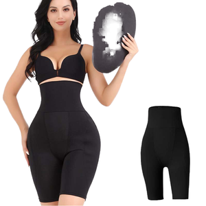 Women's High Waist Body Shaping Control Panties with Hip Pads Slimming Underwear Spandex/Nylon Anti-Bacterial Shapewear