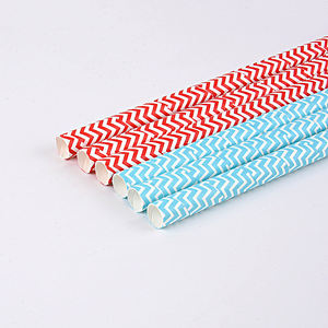 Pajita de papel Kraft marrón biodegradable cruda reutilizable Oganic de alta calidad para fiesta cumpleaños boda - Product Image 3