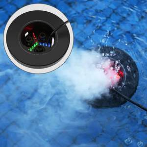 <span class=keywords><strong>เครื่อง</strong></span>พ่นหมอกสามหัว, <span class=keywords><strong>เครื่อง</strong></span>พ่นหมอกขนาดใหญ่พร้อมไฟ LED 12 ดวง <span class=keywords><strong>เครื่อง</strong></span>พ่นหมอก 1500 มล./ชม. สำหรับฮาโลวีน, บ่อ, <span class=keywords><strong>สวน</strong></span>, หินประดับ, สนามหญ้า - Product Image 2