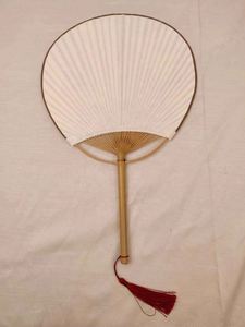 พัดกระดาษแบบกำหนดเองขนาด 24 ซม. พร้อมปลอกกระดาษ พัดมือทรงกลมแบบวินเทจ สำหรับเป็นของขวัญ - Product Image 5