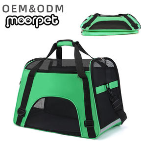 Sac de voyage pour chat de grande capacité avec 4 fenêtres en maille, transporteur souple pour petit chat ou <span class=keywords><strong>chien</strong></span>, transporteur de luxe approuvé par les compagnies aériennes - Product Image 1