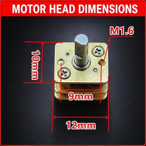 <span class=keywords><strong>Moteur</strong></span> à engrenages DC N20 3V-6V, mini <span class=keywords><strong>moteur</strong></span> <span class=keywords><strong>électrique</strong></span> avec boîte de vitesses entièrement métallique, faible vitesse, faible régime pour la robotique DIY, voiture RC - Product Image 4