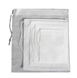 Manufacturers Direct Environmentally Friendly Disposable Biodegradable Empty Non-woven Fabric Drawstring Tea <b>Bag</b> - Product Image 3