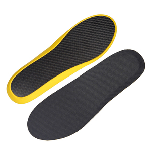 Semelles orthopédiques sportives avec inserts en plaque de carbone à flux d'<span class=keywords><strong>air</strong></span>, aérations découpées au laser, coloris or et argent, pour le soulagement de la fasciite plantaire - Product Image 3