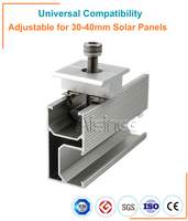 ARTSIGN - Pince intermédiaire et rail solaire en aluminium personnalisables pour structures de montage solaire résistantes aux intempéries extrêmes