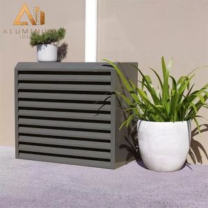 Penutup AC aluminium berlapis bubuk tahan cuaca luar ruangan untuk perlindungan pendingin udara - Product Image 2