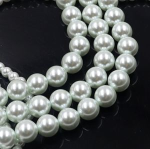 Perlas de Agua Dulce de Vidrio de Alta Calidad, 4 mm, 3AAA+, Blancas, Redondas, con Alto Brillo - Product Image 2