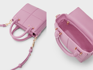 Borsa a tracolla trapuntata da donna con Design semplice piccola borsa quadrata - Product Image 3