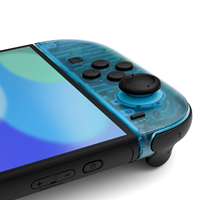 Carcasas de Repuesto Transparentes Azules y Naranjas EXtremeRate para Joycon de Nintendo Switch 2
