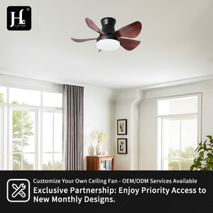 Ventilateur de 28 pouces, avec éclairage et variateur de vitesse à distance, moteur DC réversible, pales en ABS ; adapté aux chambres et aux salons - Product Image 4