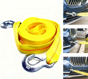 恢复牵引带<span class=keywords><strong>2</strong></span>英寸X 20英尺重型10000磅断裂强度，用于紧急牵引绳、树木保护装置、绞盘延伸 - Product Image 3