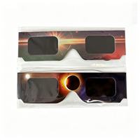 Lunettes d'éclipse solaire en gros, protection UV400, certifiées ISO 12312-2, en carton, certifiées CE ISO