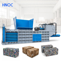 Presse à balles HNOC pour déchets d'aluminium, machine à compacter les bouteilles en plastique PET et le carton, prix de la machine à balles