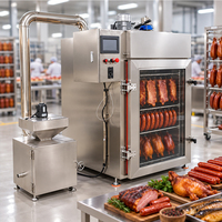 Fumoir Électrique en Acier Inoxydable à Prix d'Usine pour Viande et Poisson, Machine à Fumer à Froid pour Poisson-Chat