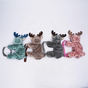 Zaino personalizzato simpatico per bambini in peluche zaino da scuola zaino per ippopotamo per bambini - Product Image 4