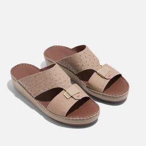 Arabian Sandals Genuine Ostrich Leather <b>Shoes</b> Middle East slippers Manufacturer Custom Metal Parts Arabic Daily Walks - Product Image 4