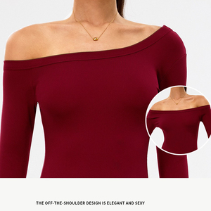 T-<span class=keywords><strong>shirt</strong></span> de sport personnalisé pour <span class=keywords><strong>femme</strong></span> à manches longues, décontracté, respirant, séchage rapide, pour le <span class=keywords><strong>yoga</strong></span> - Product Image 2