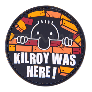 Patch moral en PVC TC9926 <span class=keywords><strong>KILROY</strong></span> WAS HERE - Product Image 1