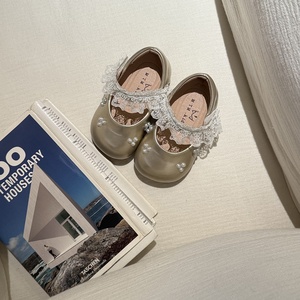 Scarpe Mary Jane con Perle per Bambine, Suola Morbida, Primavera, per Bambine da 1 a 3 Anni - Product Image 3