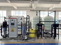 Usine de traitement d'eau par osmose inverse (RO) 10TPH 10000L/H avec pompe PLC pour l'embouteillage d'eau potable et la ligne de remplissage de fûts