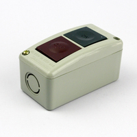 KAO-10KH KAO-5M Sakelar Tombol Tekan Tahan Air Start Stop On/Off 10A 24V IP53 1NO1NC dengan Casing