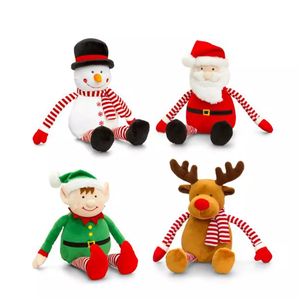 Decorazione natalizia renna babbo natale elfi giocattoli di peluche personalizzati - Product Image 1