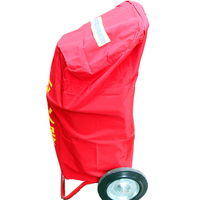 Couverture Extra large d'extincteur à roues de 100 kg avec poignée de surbrillance taille personnalisée