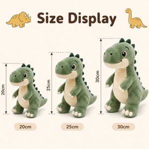 Peluche de Dinosaurio Personalizado, Juguete de Peluche Suave para Niños, Regalo de Peluche de Dibujos Animados, Decoración para el Hogar, Bajo MOQ, ODM, OEM, Poliéster - Product Image 3