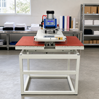 Presse à Chaud Semi-Automatique Pneumatique 220V à Double Station 40x60cm, Nouvelle, Économique, Fourniture Directe Usine, pour Impression Textile