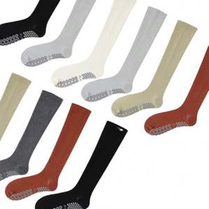 Wholesale Yoga Socks for Women with Anti-slip Design and Specifically Suitable for <b>Pilates</b> Reaching From the Calf to the Knee - Product Image 1