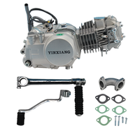 Ensemble complet de moteur de moto YINXIANG YX140CC 1P56FMJ, boîte de vitesses manuelle à 4 rapports, démarrage au kick, moto tout-terrain, ATV
