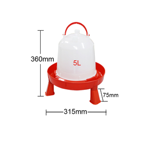 Prix de gros usine Abreuvoir en plastique 6L 8L 11L 14L de diverses capacités avec haute résistance à la corrosion pour l'alimentation des animaux de ferme - Product Image 2