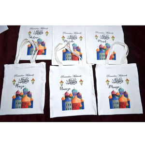 Line Pouch for Packaging Perfume Bottles Jewelry Accessories <strong>Personalised</strong> Kids Ramadan Kareem <strong>Gift</strong> Bag Holidays-Blank DIY Tote - Product Image 4