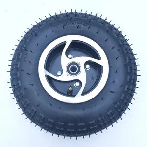 Commercio all'ingrosso della fabbrica 3.50-5 4.00-5 pneumatici con cerchi in lega di alluminio per Scooter elettrico tosaerba auto magazzino